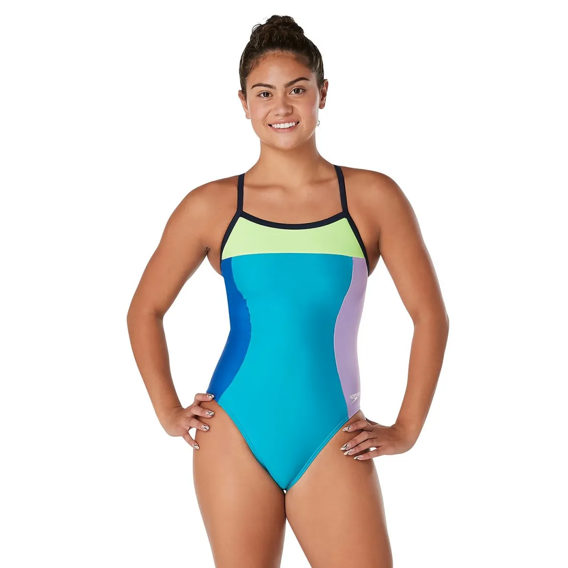 Colorblock Propel Back One Piece