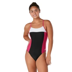 Colorblock Relay Back with Shelf Bra One Piece