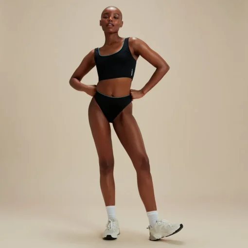 Flu3nte Embossed Solid Cropkini
