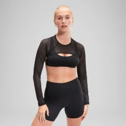 Flu3nte Long Sleeve Crop Top