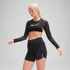 Flu3nte Long Sleeve Crop Top