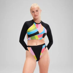 Flu3nte Print Block Hi Waist bottom