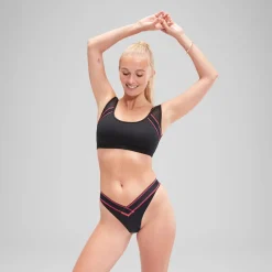 Flu3nte Solid Crop Mesh Top