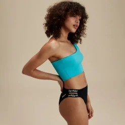 Flu3nte Solid Logo Elastic High Waist Bottom