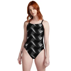 Precision Strappy Cross Back One Piece