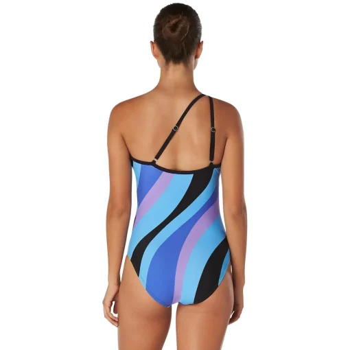 Print Asymmetrical One Piece