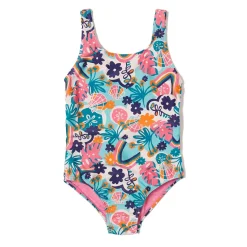 Printed Elastic Back One Piece