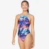 Printed High Neck One Piece
