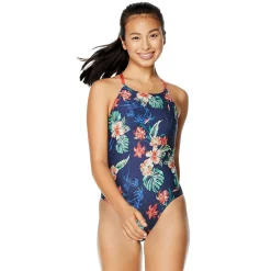 Printed Tie Back One Piece