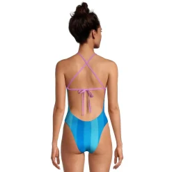 Printed Tie Back One Piece