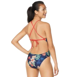 Printed Tie Back One Piece