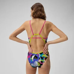 Printed Tri Back One Piece