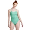 Printed Twist Back One Piece