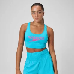 Regan Collection Solid Logo Crop Top
