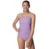 Rib Splice Square Neck One Piece