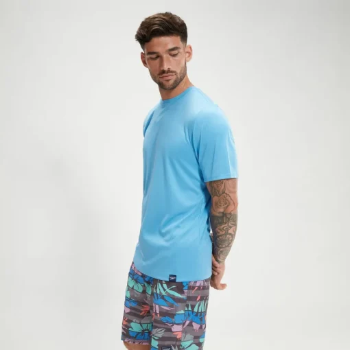 Short Sleeve Graphic Swim Rashguard