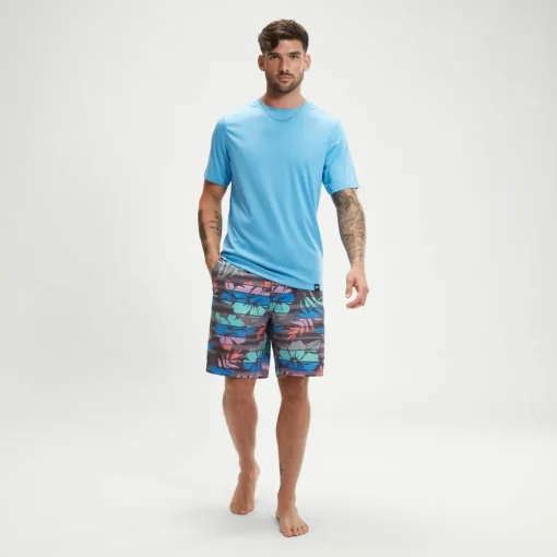 Short Sleeve Graphic Swim Rashguard