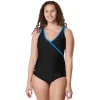 Side Shirred One Piece With Binding