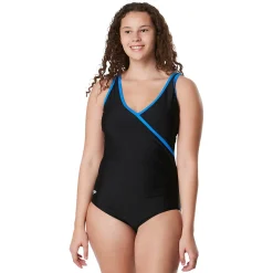 Side Shirred One Piece With Binding