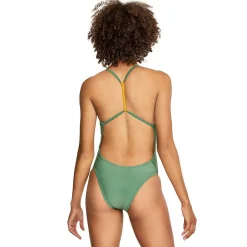Solid T-Back One Piece