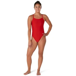 Solid Twist Back One Piece