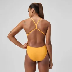 Solid V-Back One Piece