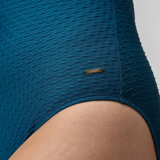 Texture Adjustable Thin Strap One Piece