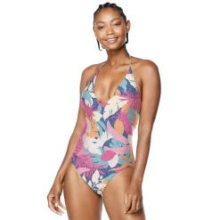 V-Neck Halter One Piece