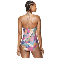 V-Neck Halter One Piece