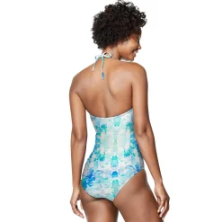 V-Neck Halter One Piece