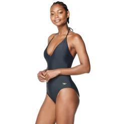 V-Neck Halter One Piece
